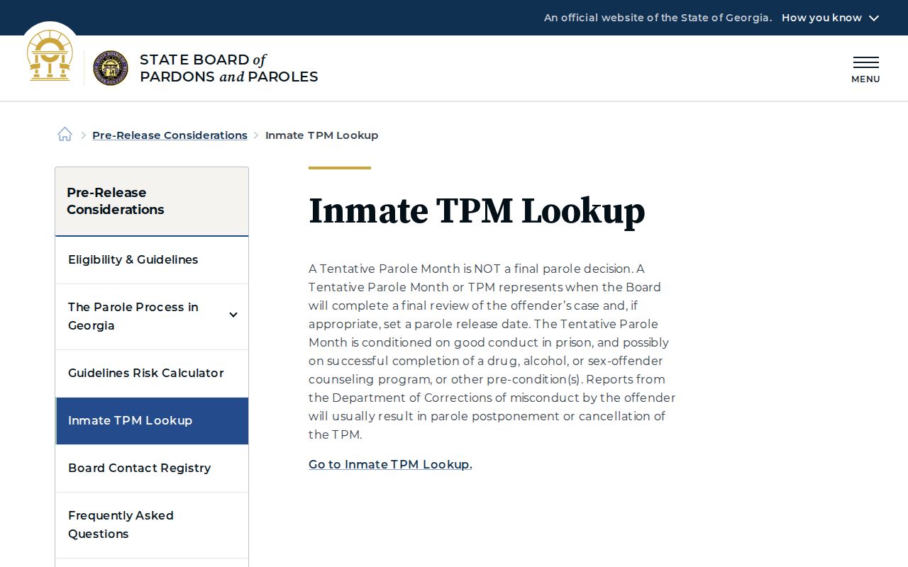 Wheeler County projected release date TPM explanation